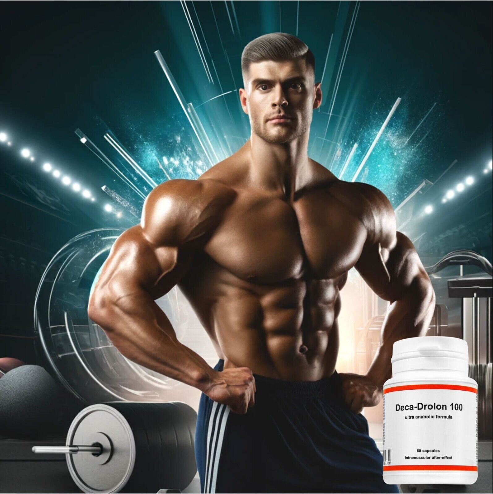 DECADROLON – 80-240 caps- Increase muscle mass ultra formula Testosterone boost
