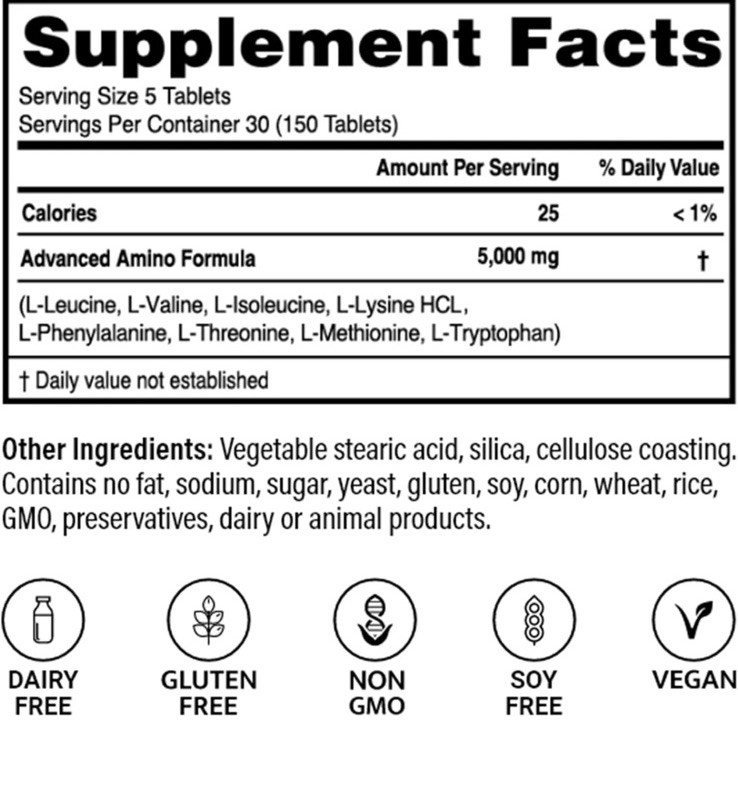 Advanced Bionutritionals Advanced Amino Formula Leucine Mfg 12/20 23 3 bottles ￼