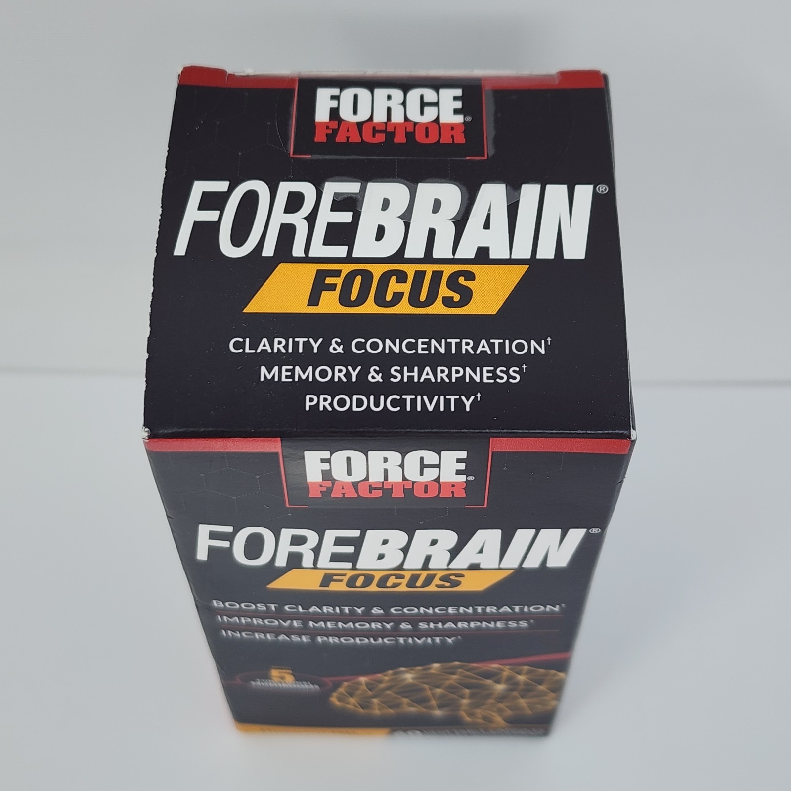 Force Factor Forebrain Focus Dietary Supplement, 60 Capsules Exp 12/2028