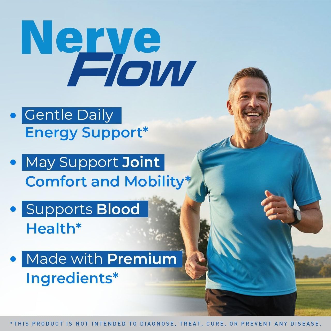 Valdivia NerveFlow 300 Capsules 5 Pack Nerve Support Supplement Made in USA