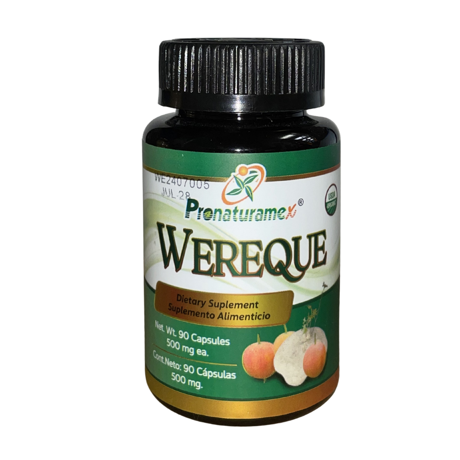 Wereque – Sup. Alimenticio – 90 Capsulas – Por Pronaturamex.Inc
