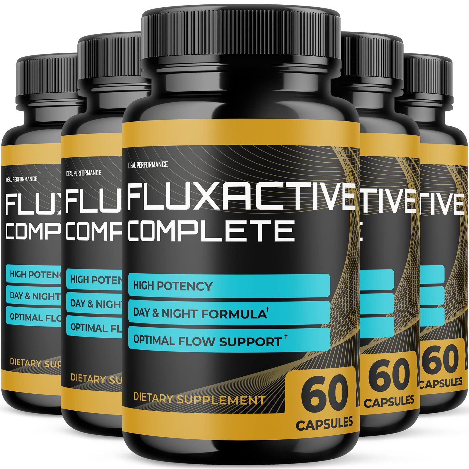 Fluxactive Complete Energy Stamina Men’s Health Suppleme – 300 Capsules (5 Pack)