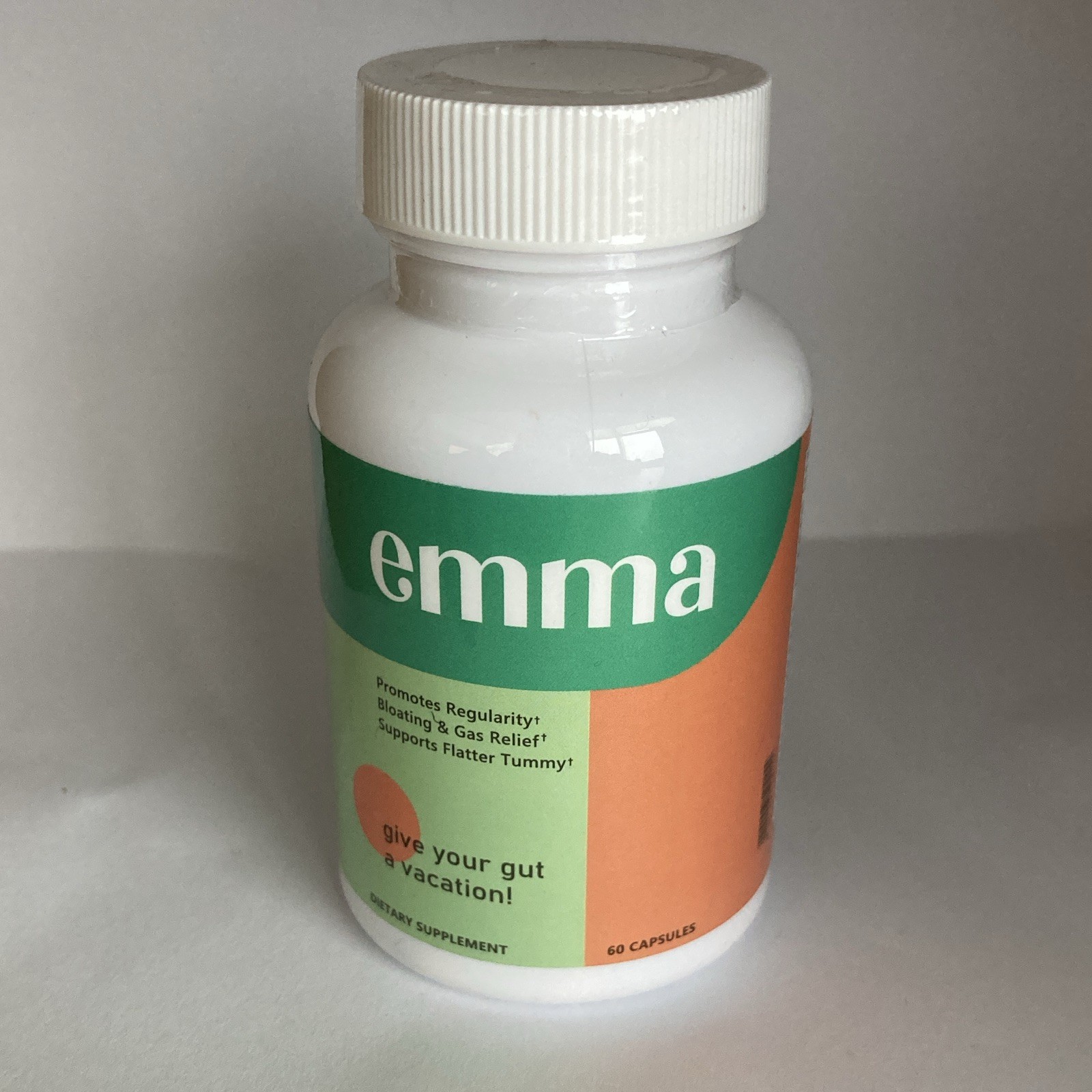 Emma Digestive Support & Gas Relief Dietary Supplement Capsules, 60 Count
