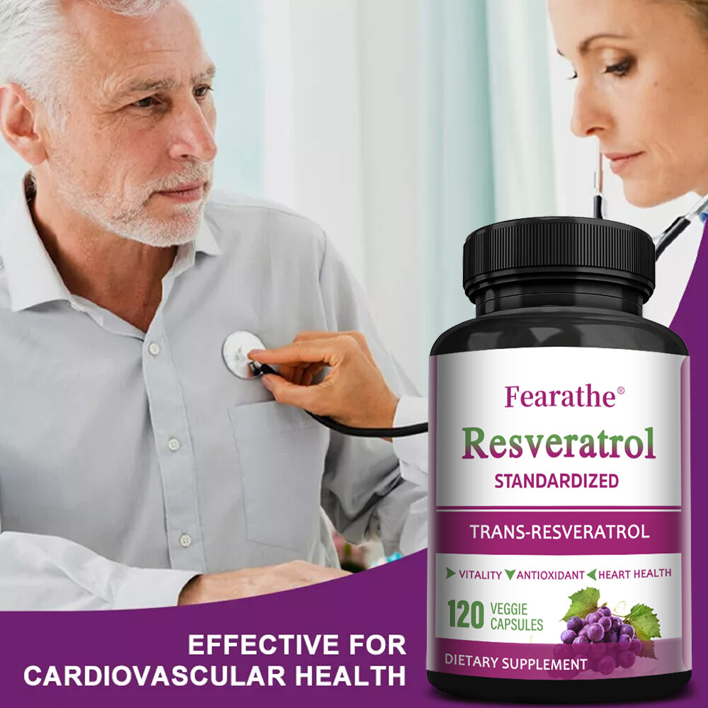 Resveratrol Maximum 1000 MG Strength Natural AntiAging Antioxidant Heart Health