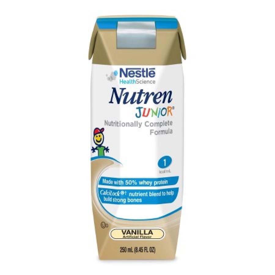 Nutren Junior Vanilla 8.45 oz Carton Ages 1 to 13 Years 250 Calories per Serving