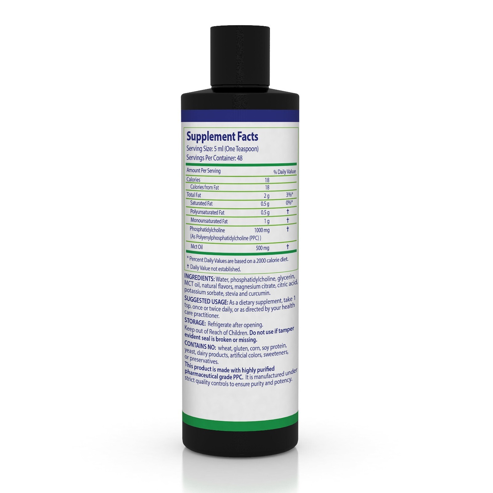 Phoschol Liquid Concentrate PPC Kids – by Nutrasal – 8 oz – Orange Cream