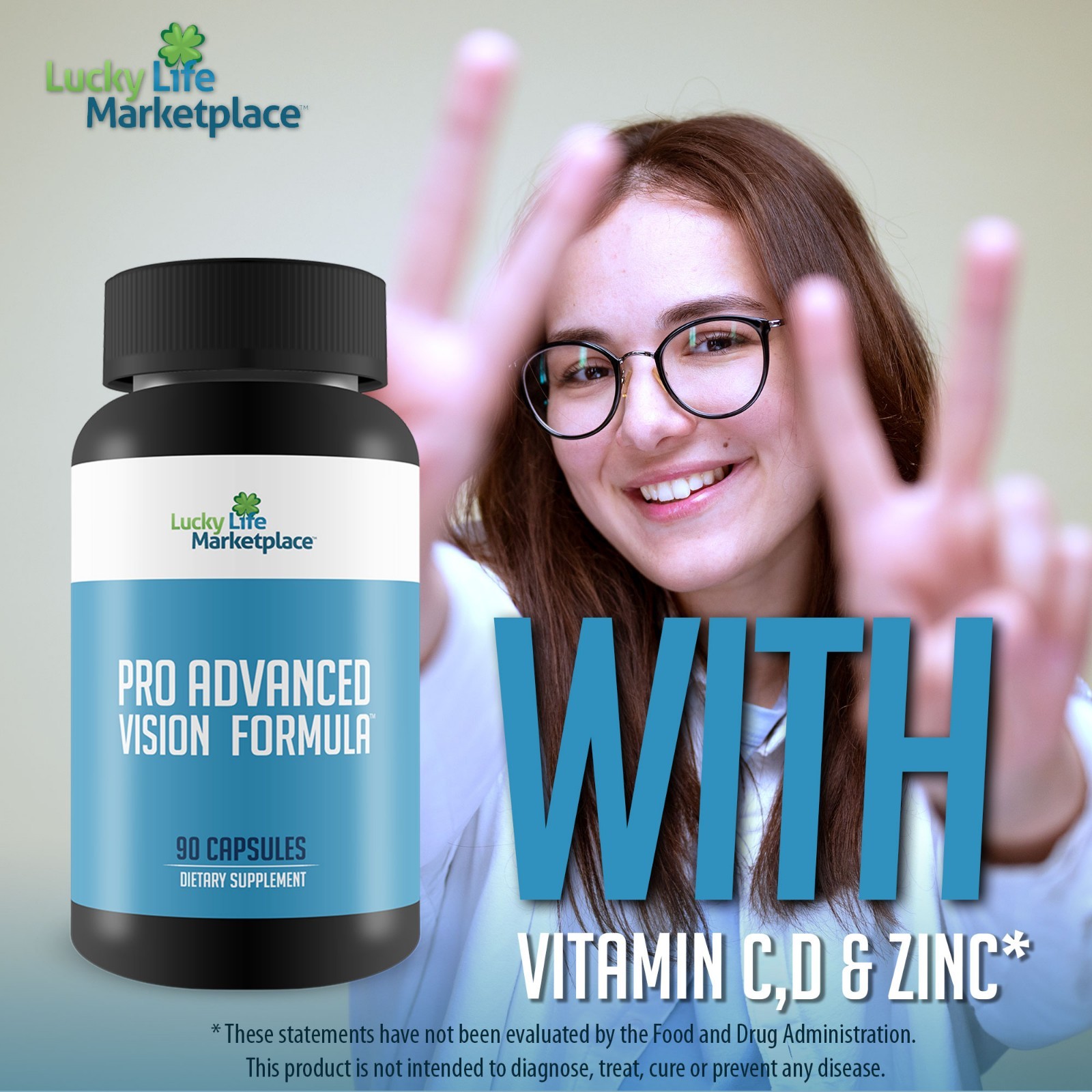 Pro Advanced Vision Formula – Eye Health Support Supplement – Aid Healthy Vision
