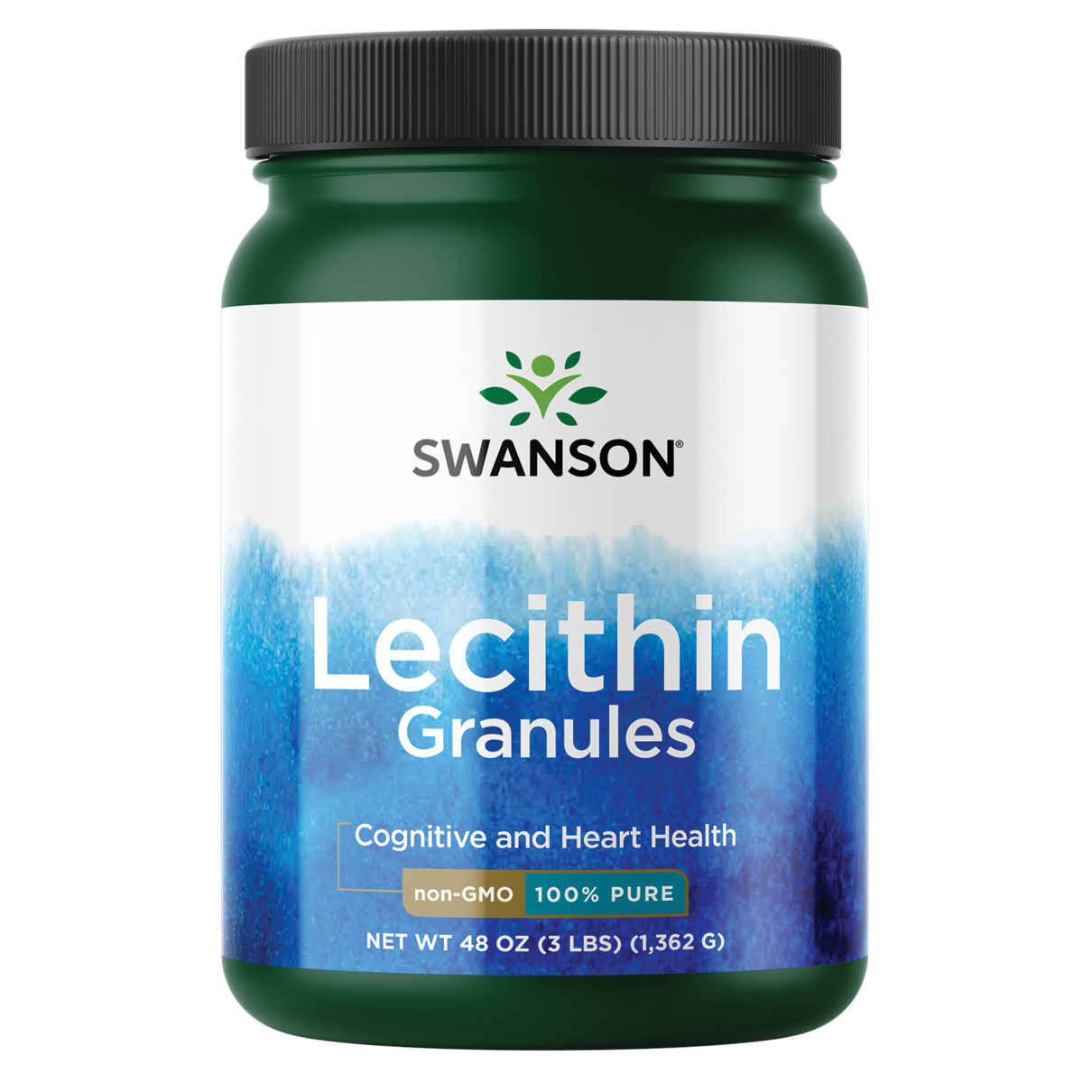 Swanson 100% Pure Non-gmo Lecithin Granules, 48 oz