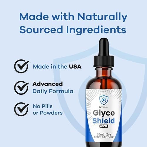 Valdivia Glyco Shield 3 Pack Blood Sugar Support Supplement Made in USA