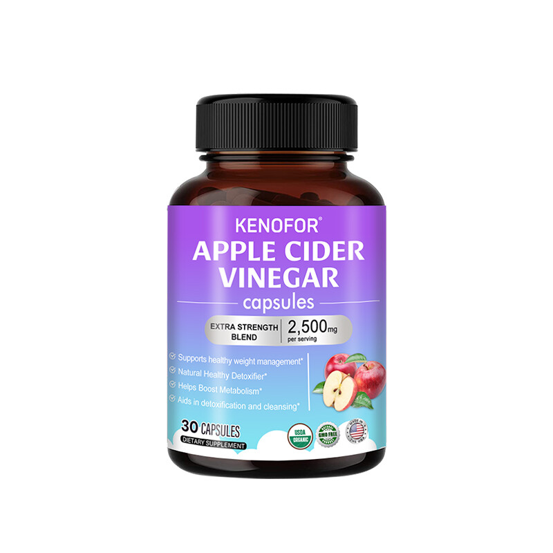 Apple Cider Vinegar Capsules, Extra Strength Blend, 2500 Mg Per Serving