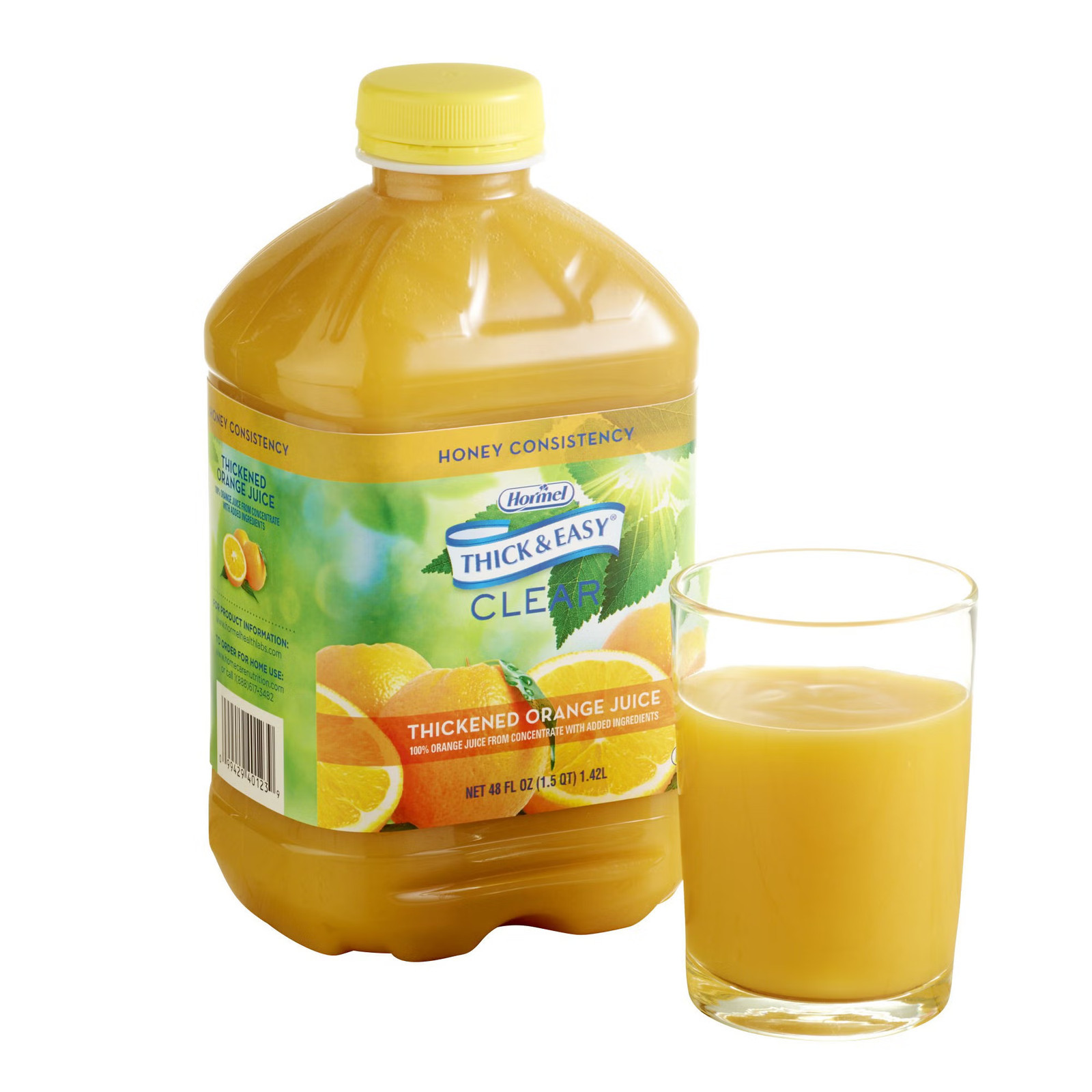 Thick & Easy Thickened Beverage Orange 46 oz. Bottle 6 Ct