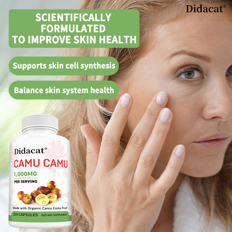 Camu Camu 1000mg Natural Fruit Superfood High Vitamin C Immune Booster