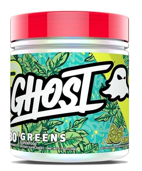 Ghost Greens Superfood Dietary Supplement Lime – 11.6 oz. (30 Servings)