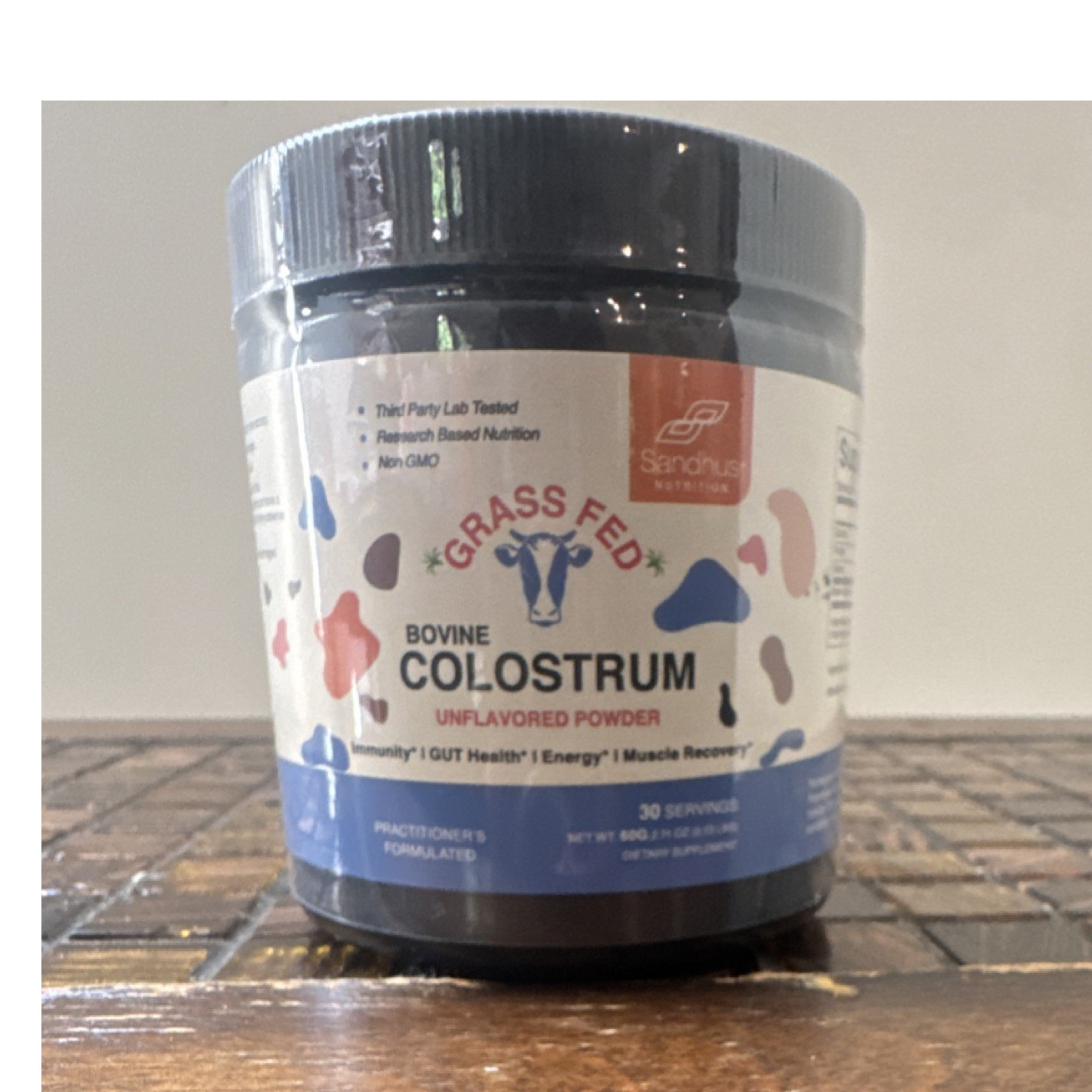 Sendlotus Nutrition Grass Fed Bovine Colostrum Powder Unflavored 60g