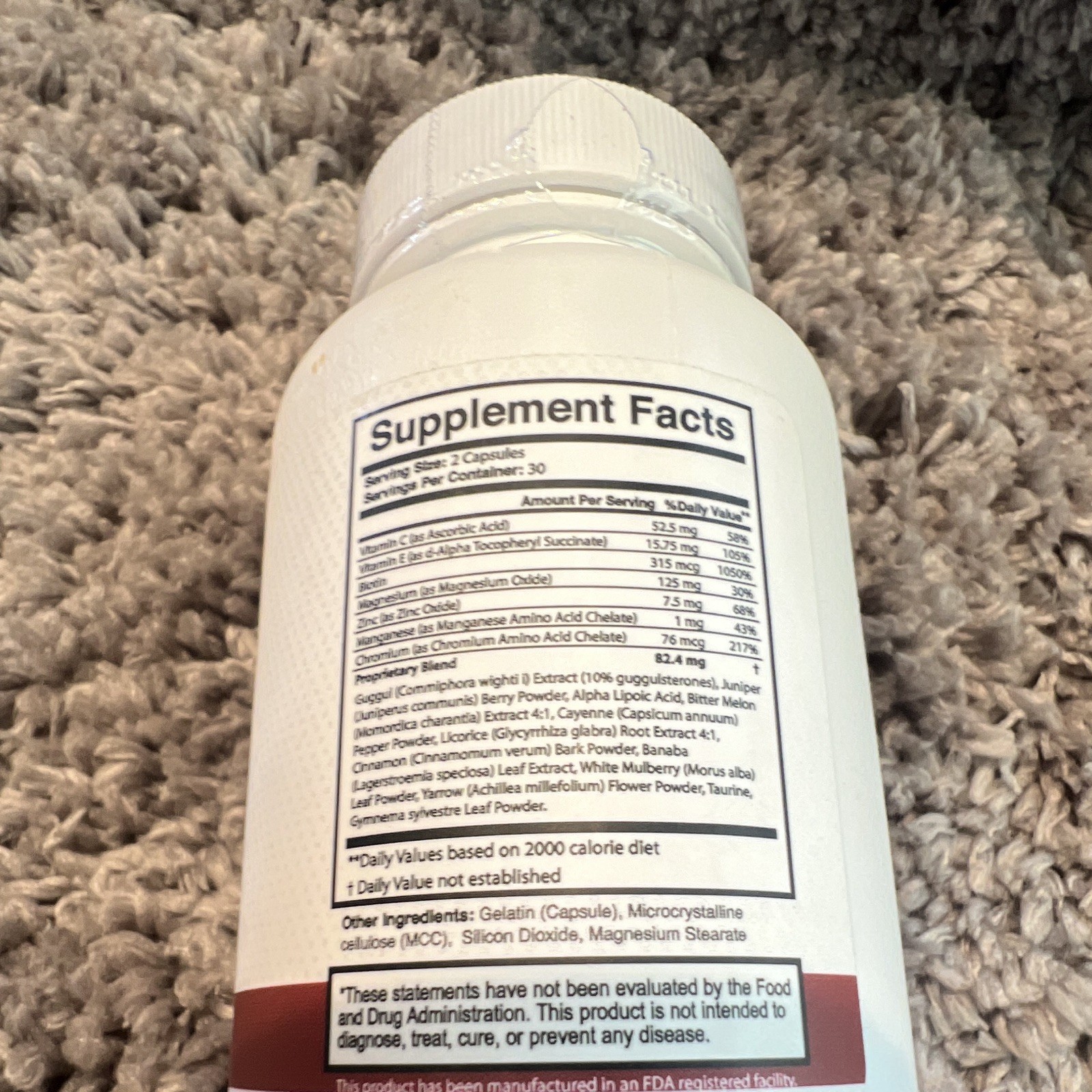 GlycolQ Blood Balance Support Capsules Blood Sugar Metabolism 60 Ct Exp 10/2027
