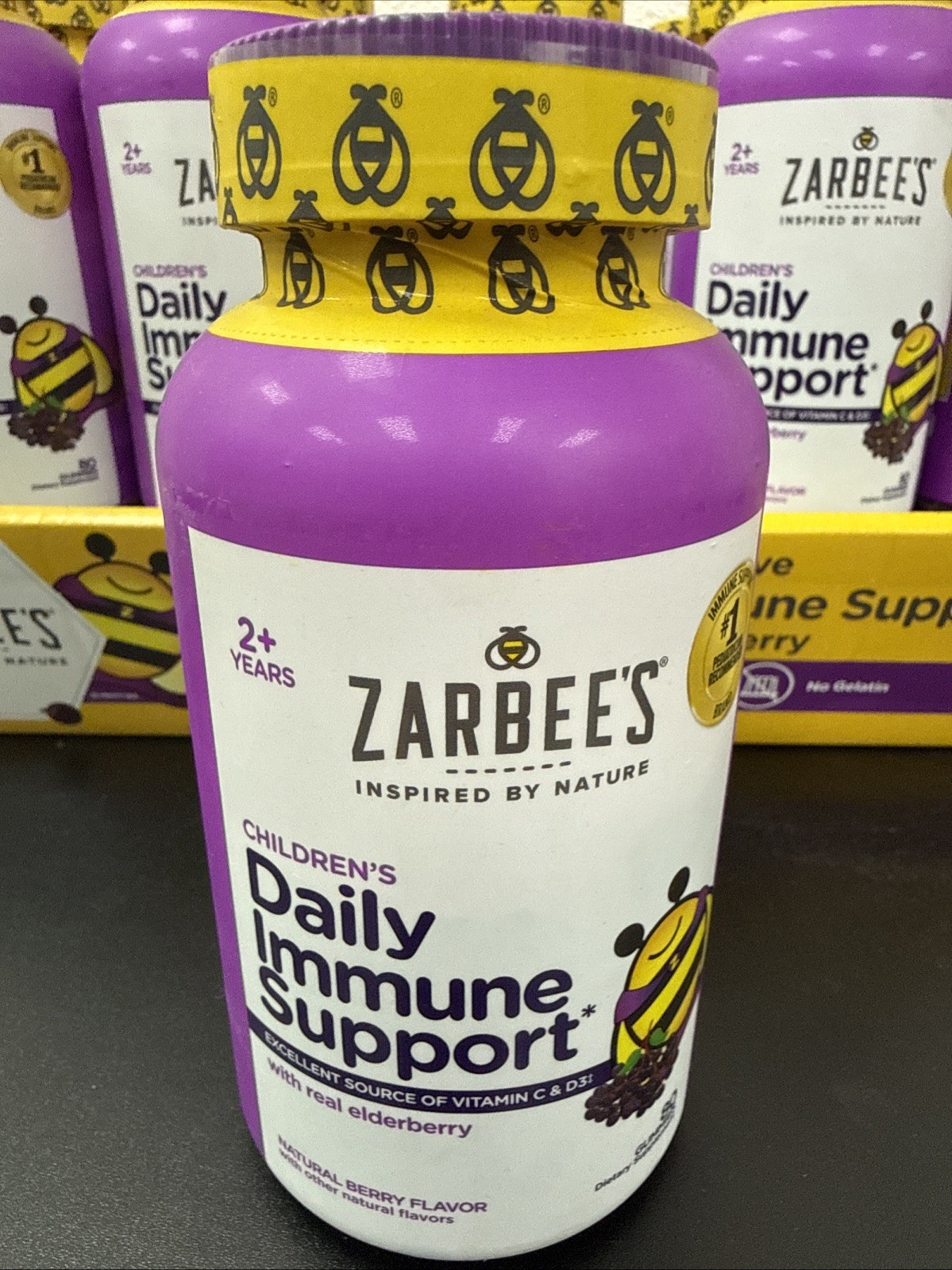 Lot Of 15 Zarbee’s Children’s Elderberry Immune Support 80 Ct Exp 08/25