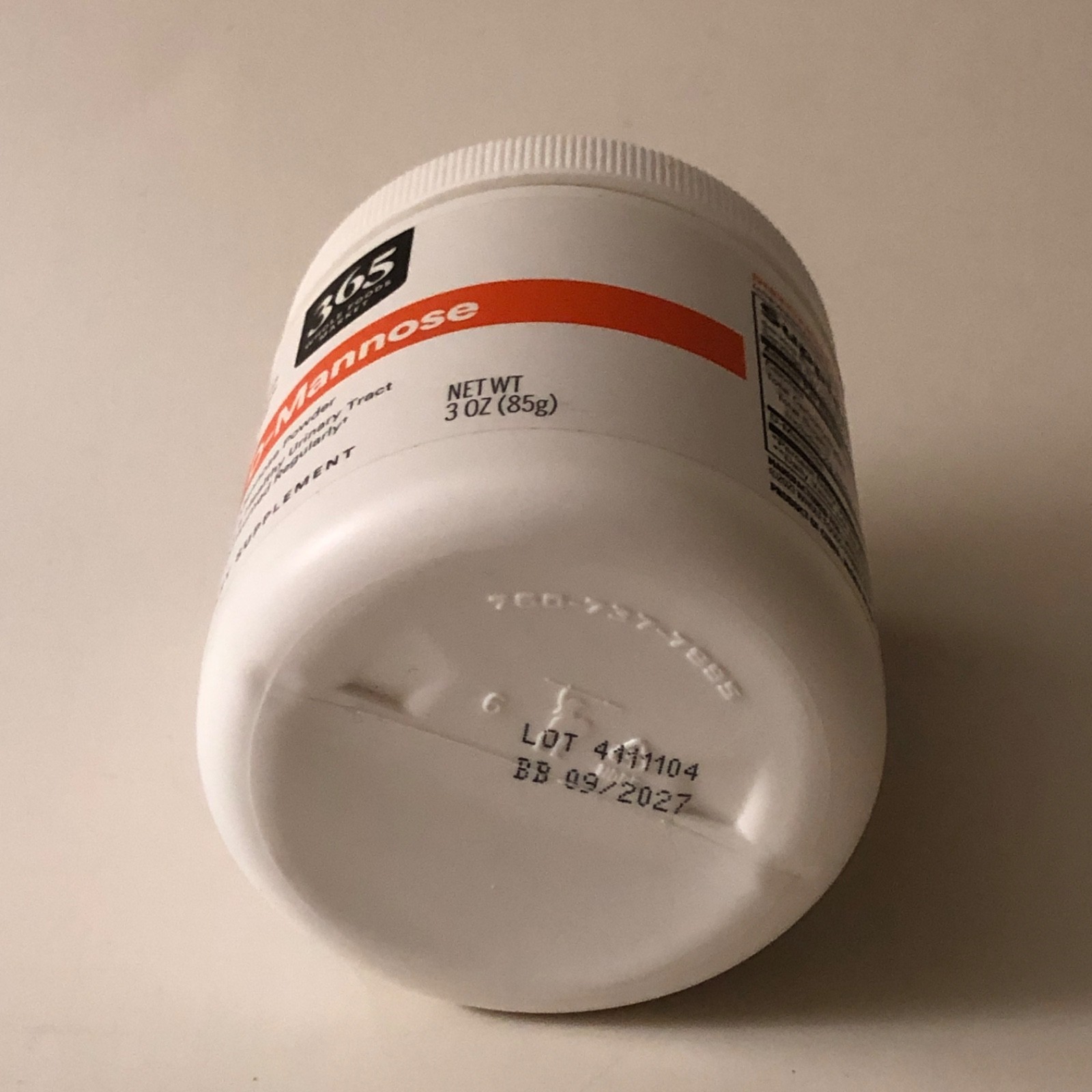 365 by Whole Foods Market D-Mannose Powder — 3 Oz