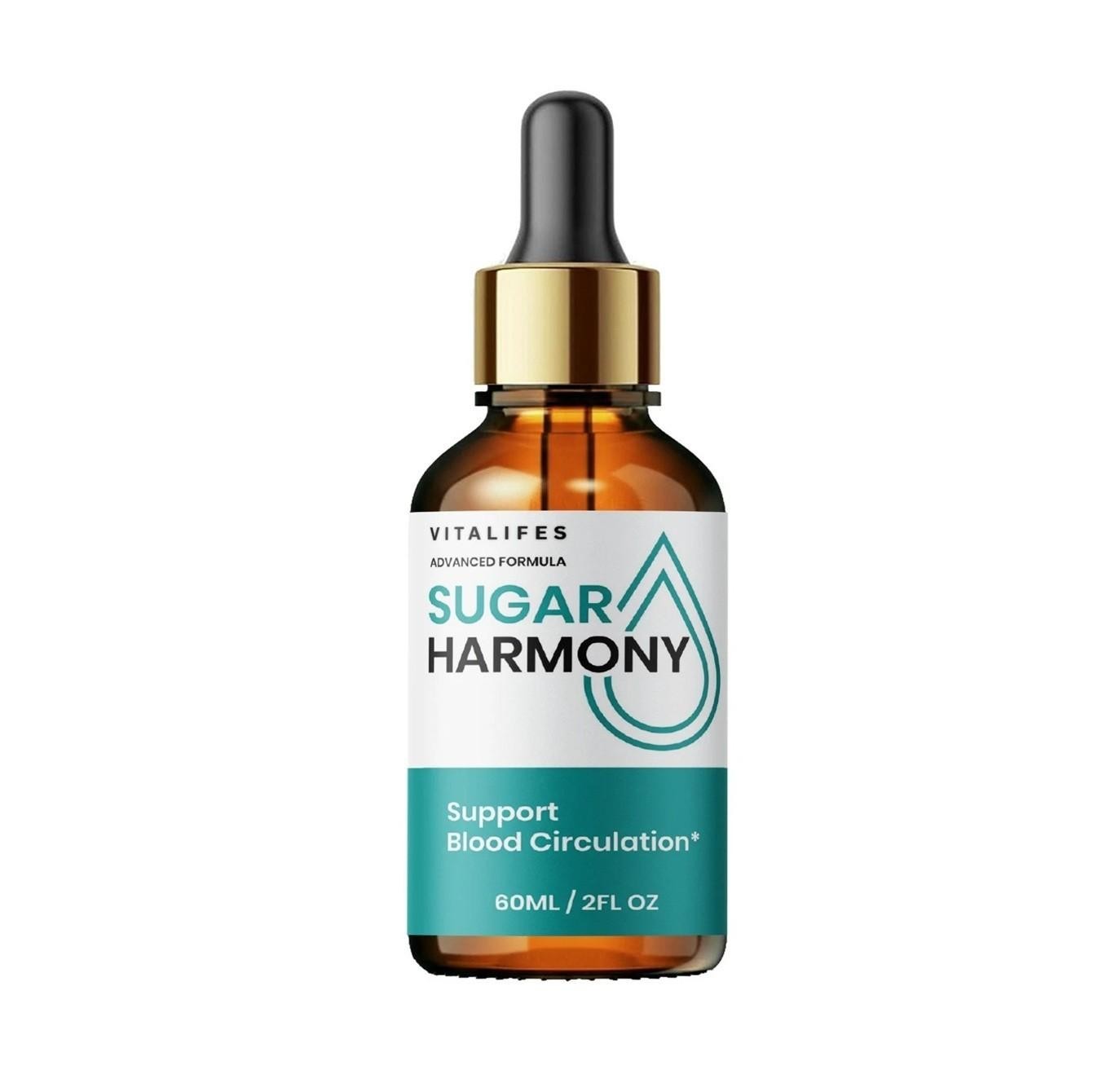 (5 Pack) Sugar Harmony Drops,Advanced Blood Health Support Formula Droppers 60ml