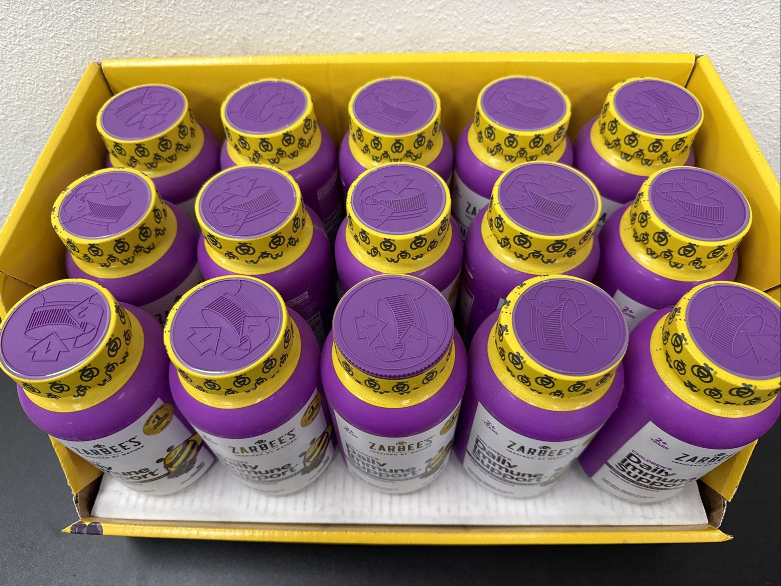 Lot Of 15 Zarbee’s Children’s Elderberry Immune Support 80 Ct Exp 08/25