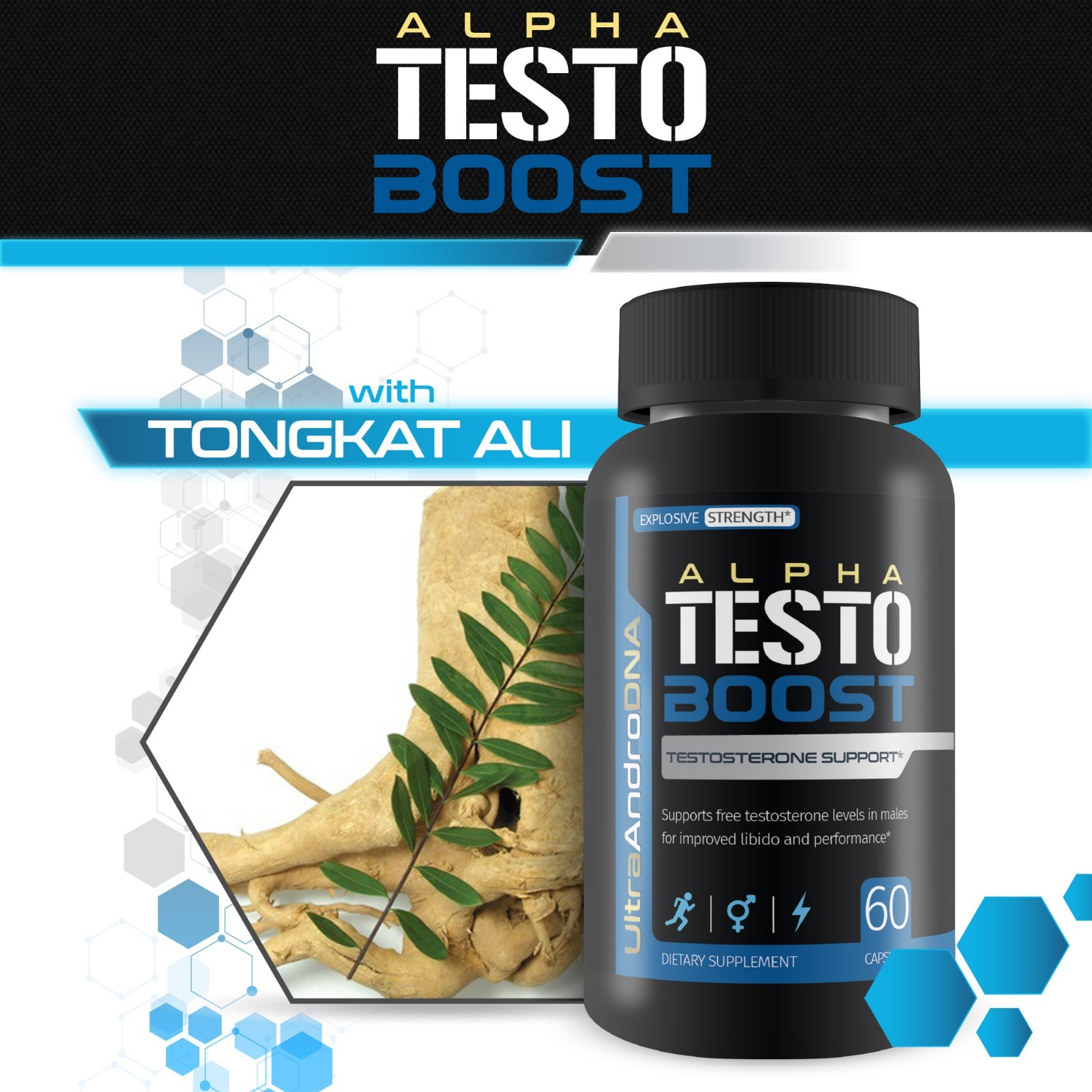 Alpha Testo Boost – Our Best Natural Test Booster for Men – Circulation Support