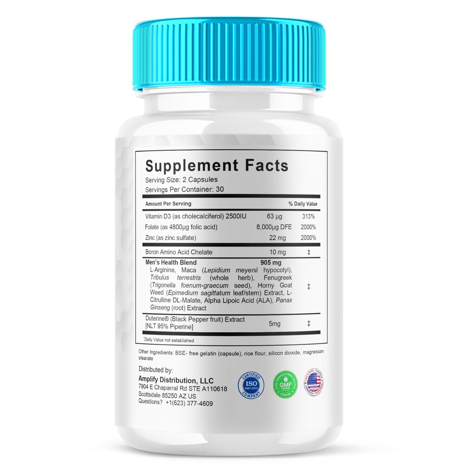 (2 Pack) Alpha Labs Max Performance Supplement AlphaLabs Pills (120 Capsules)