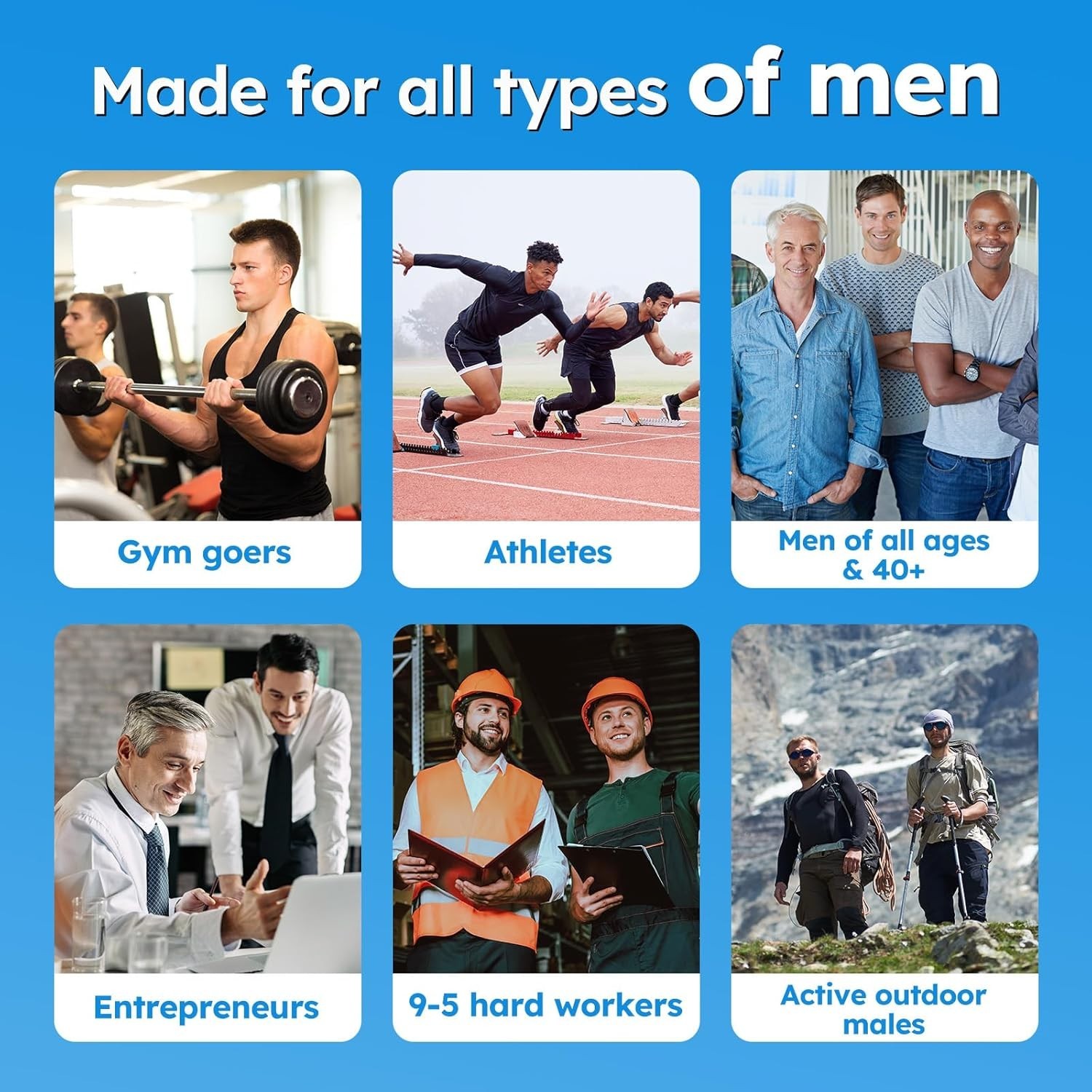 CFILIHTC Multivitamin for Men 40+, All-in-One Daily Vitamin Supplement, Coverage
