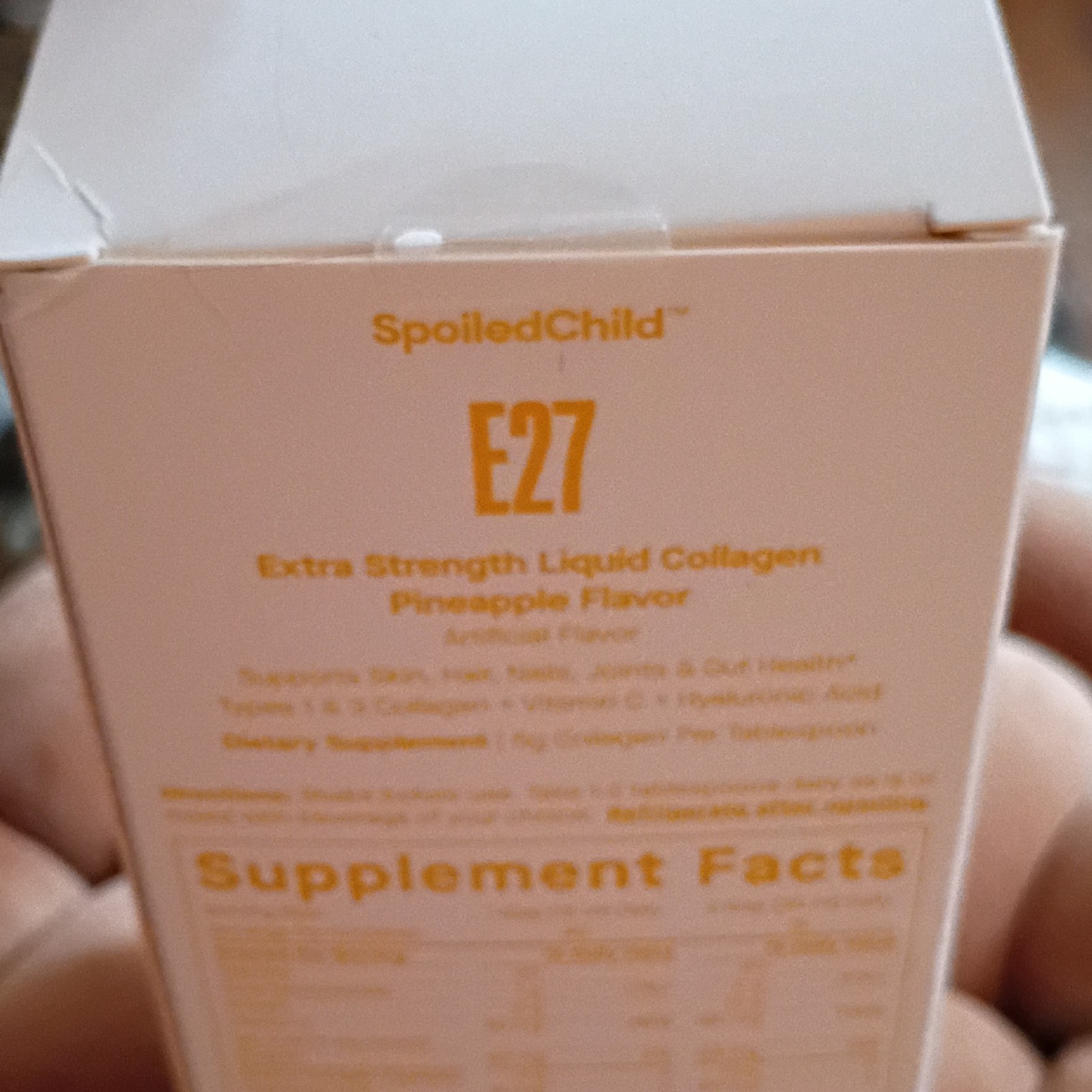 SpoiledChild E27 Extra Strength Liquid Collagen Pineapple 15.2 fl oz