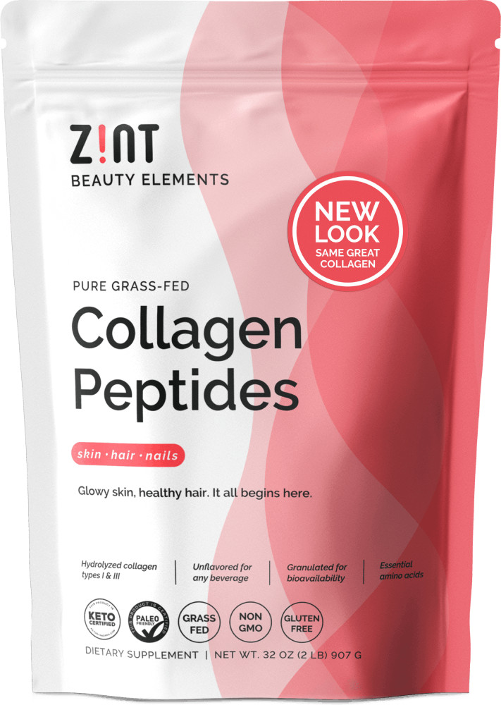 Zint Collagen Hydrolysate Pure Protein 32 oz 907 g Dairy-Free, Gluten-Free,