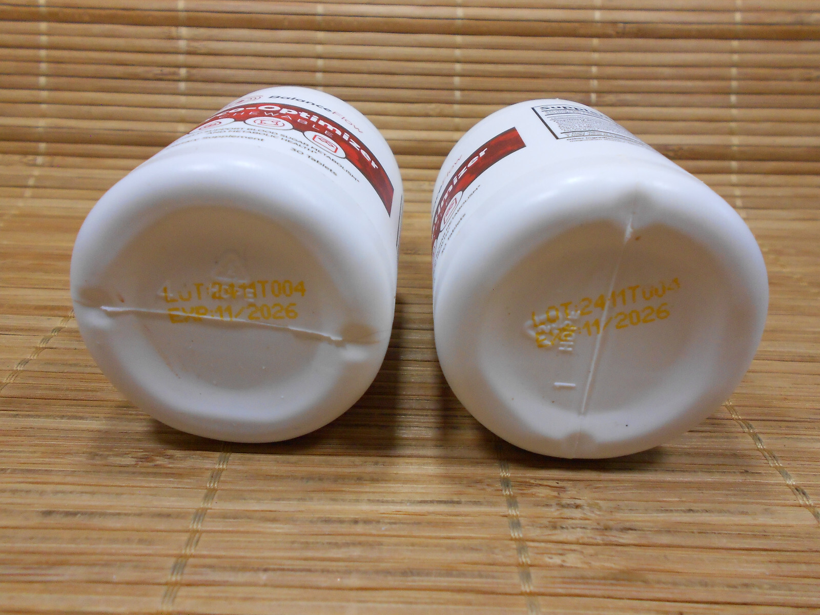 Lot of 2 BalanceFlow Glyco-Optimizer Chewable 30 Tablets Each, EXP 2026, Sealed