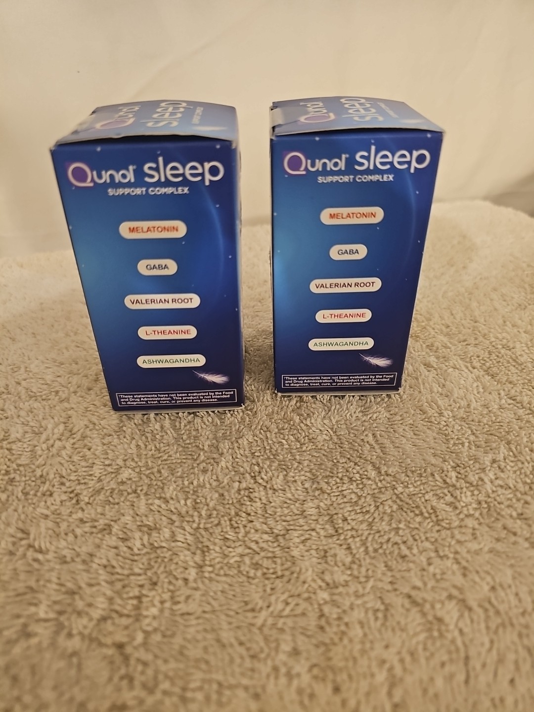 2x Qunol Sleep Support Dietary Supplement 14 CAPSULES Exp. 11/2026