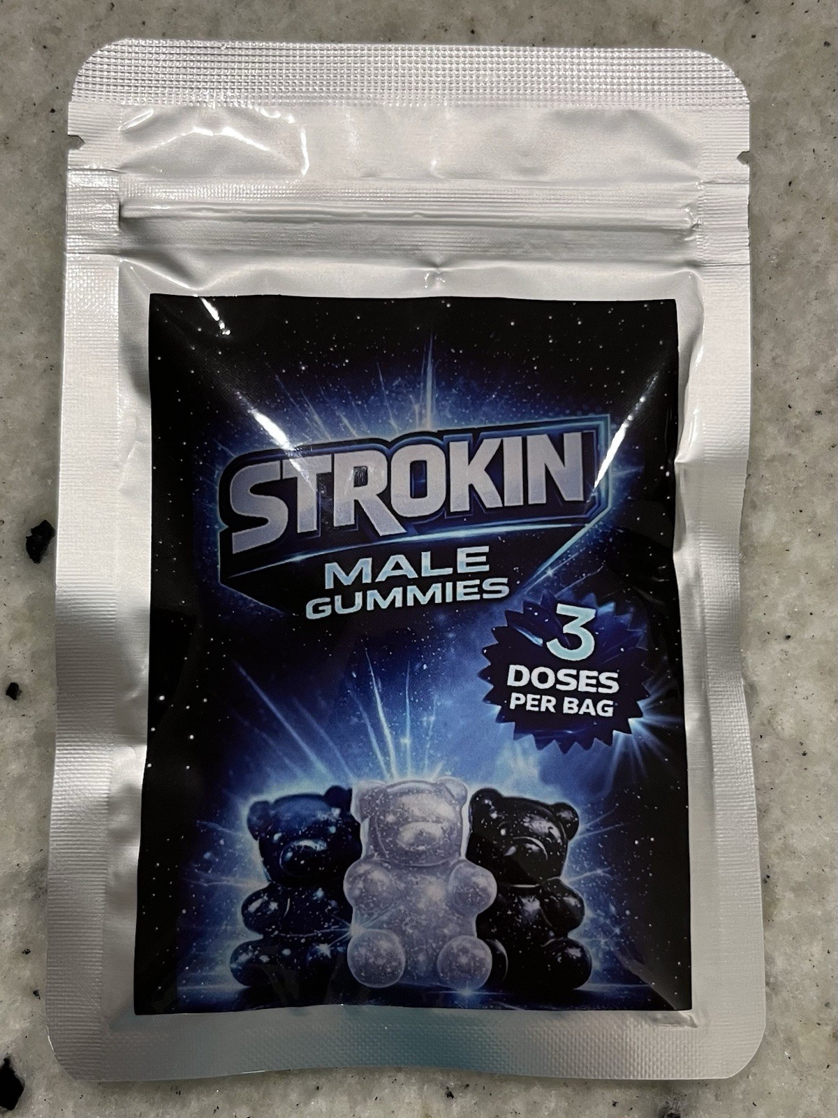 STROKIN Male Enhancement Gummies for Men Energy Support 20 Pack Performance