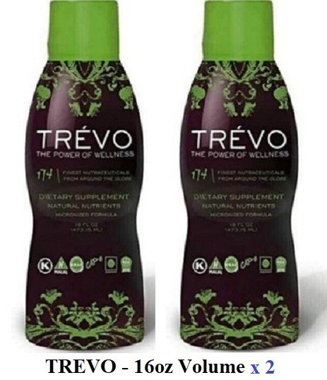 Trévo: for Active Lifestyle, SHIPS WORLDWIDE—174 Essential Nutrients (2 Bottles)