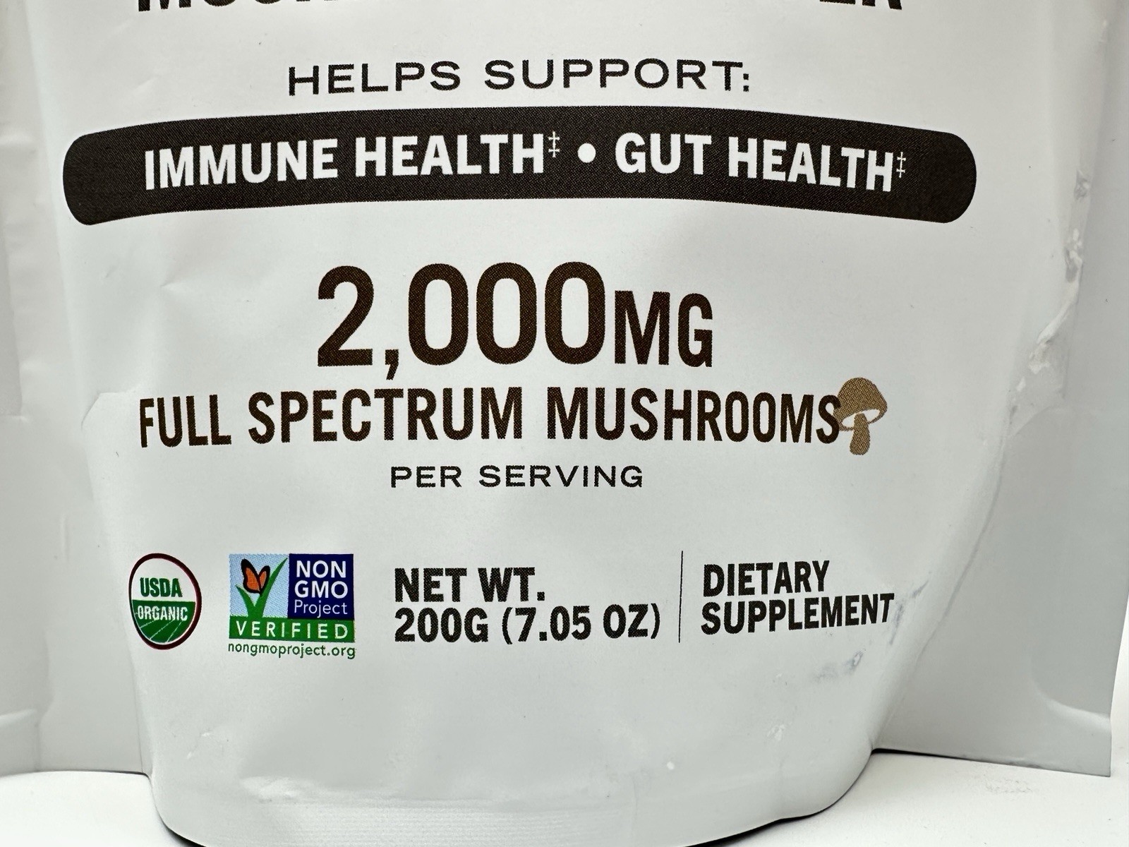 Turkey Tail Mushroom Powder Dietary Supplement For Immune Health 7.05oz EXP 3/27