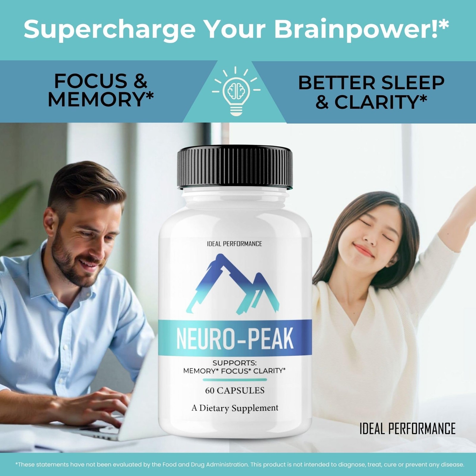 Neuro Peak General Wellness Supplement – 300 Capsules (5 Pack)