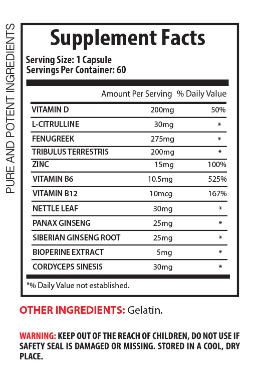 testosterone for men – Testo Booster 855mg – excercise endurance and stamina 1B