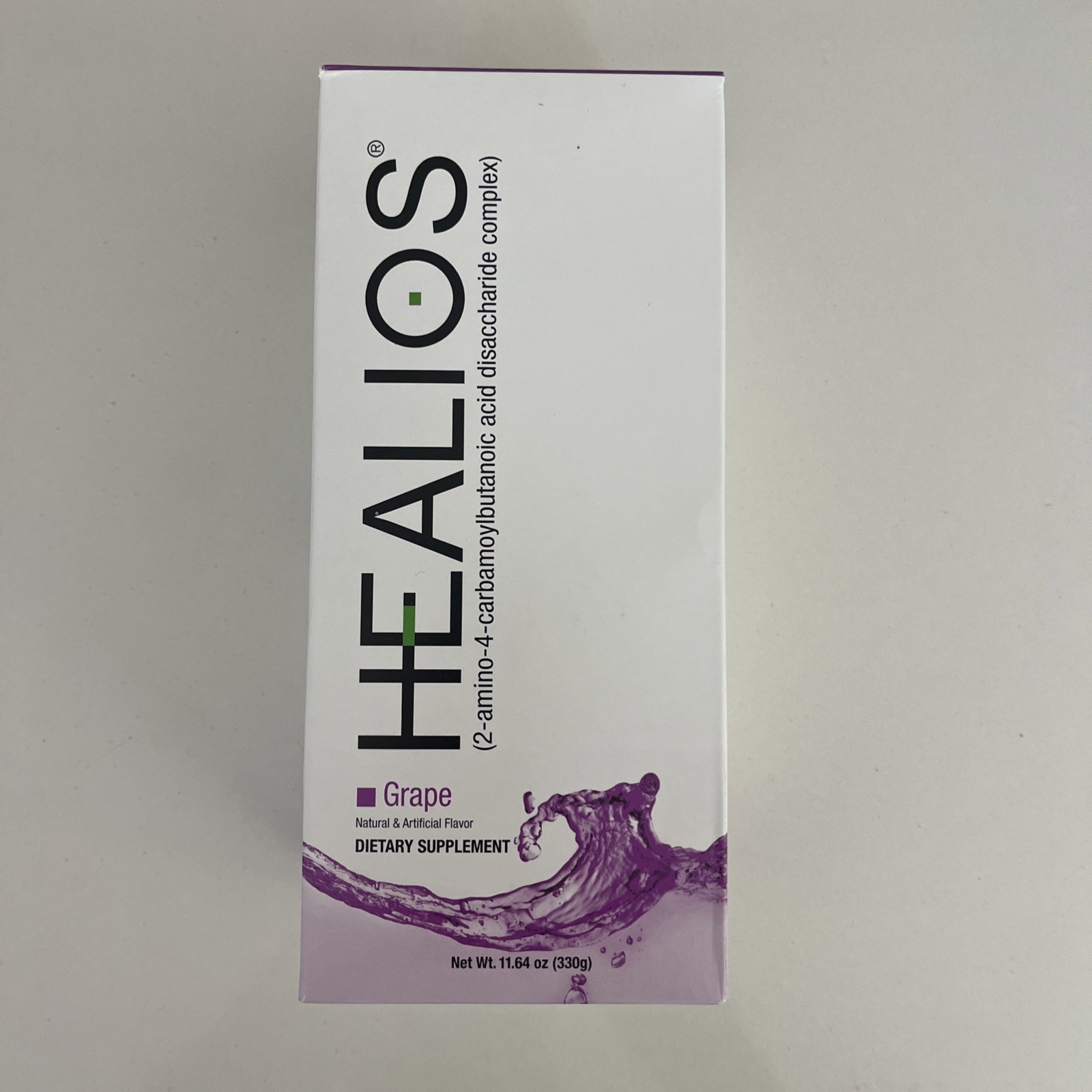 Healios Oral Health Supplement Powder for Mouth Sores & Mucositis – Grape