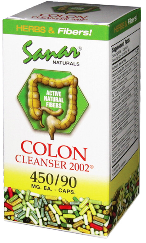 Sanar Naturals Colon Cleanser 2002 Herbs & Fiber 90 Capsules Exp February 2026