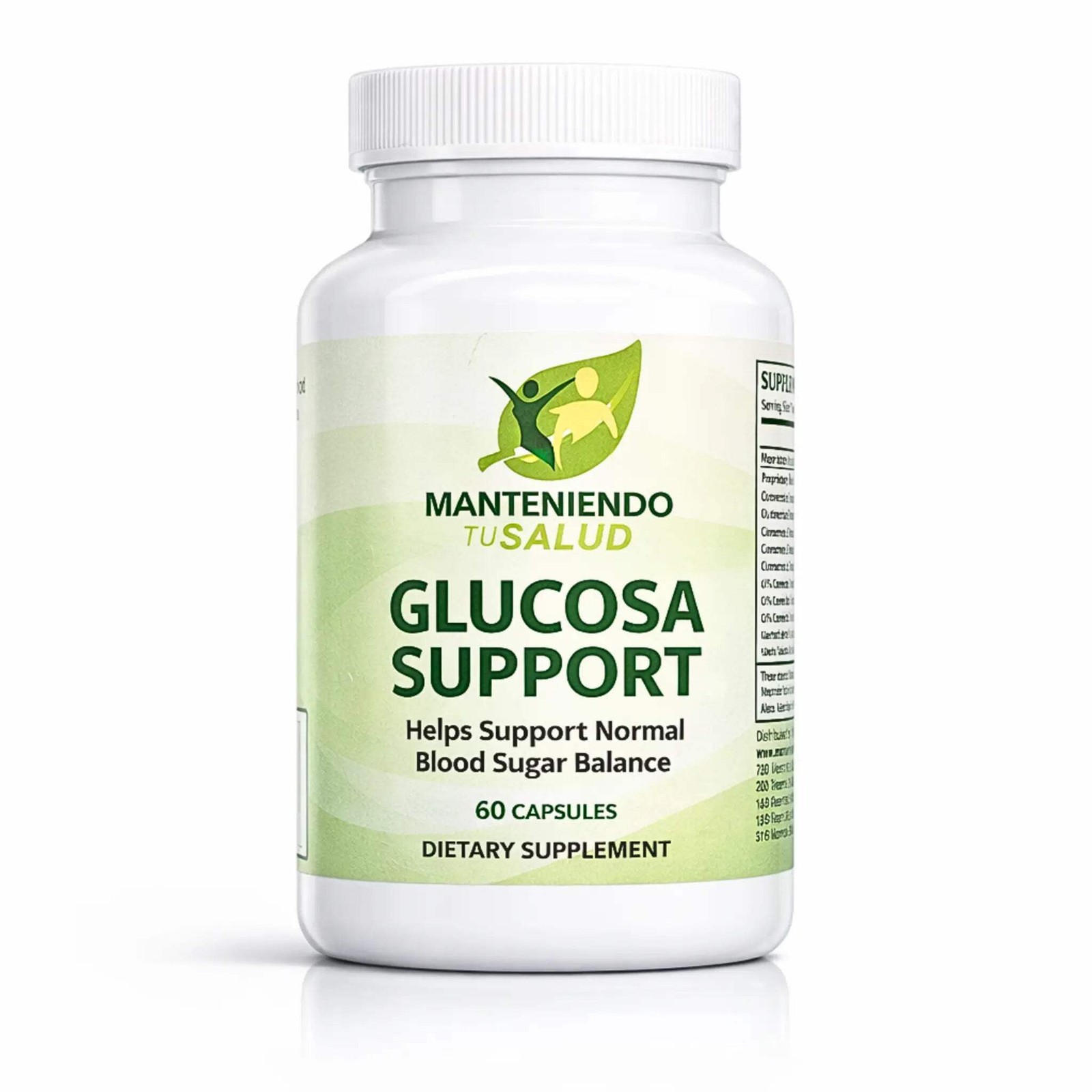 Manteniendo Tu Salud Glucosa Support, Sugar Balance, 60 Veg Capsules
