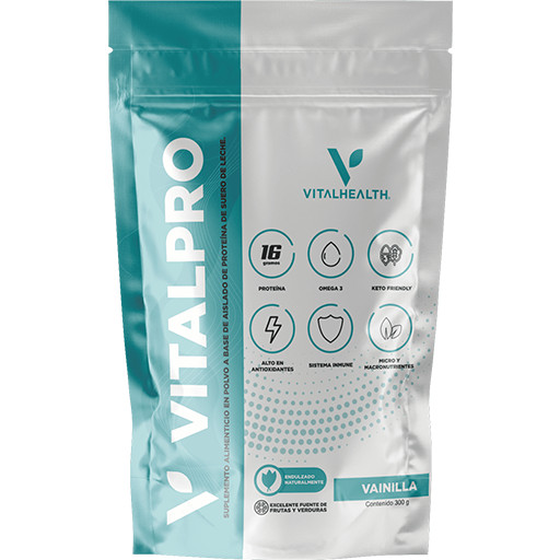 Vital Health: VitaPro Vanilla Flavored 10.6 oz (Vegetables & Fruits) Powdered