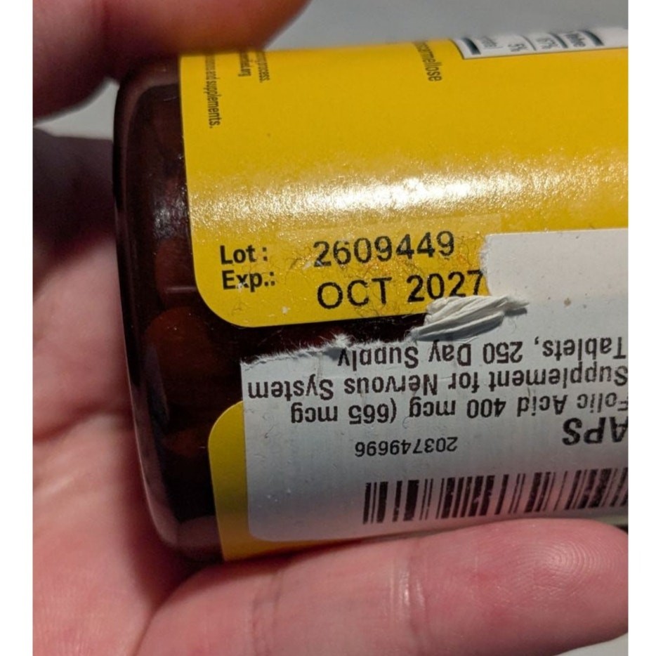 Nature Made Folic Acid 400mcg Dietary Supplements