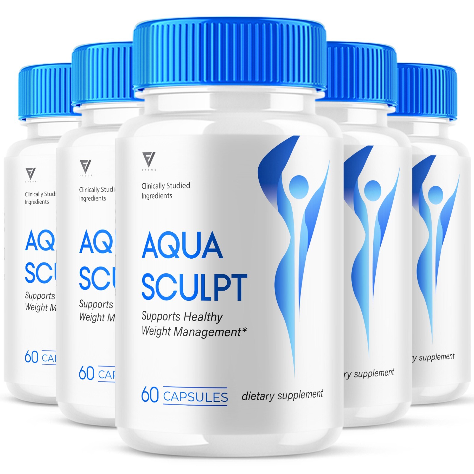 (5 Pack) Aqua Sculpt Pills AquaSculpt Capsules Weight Management (300 Capsules)