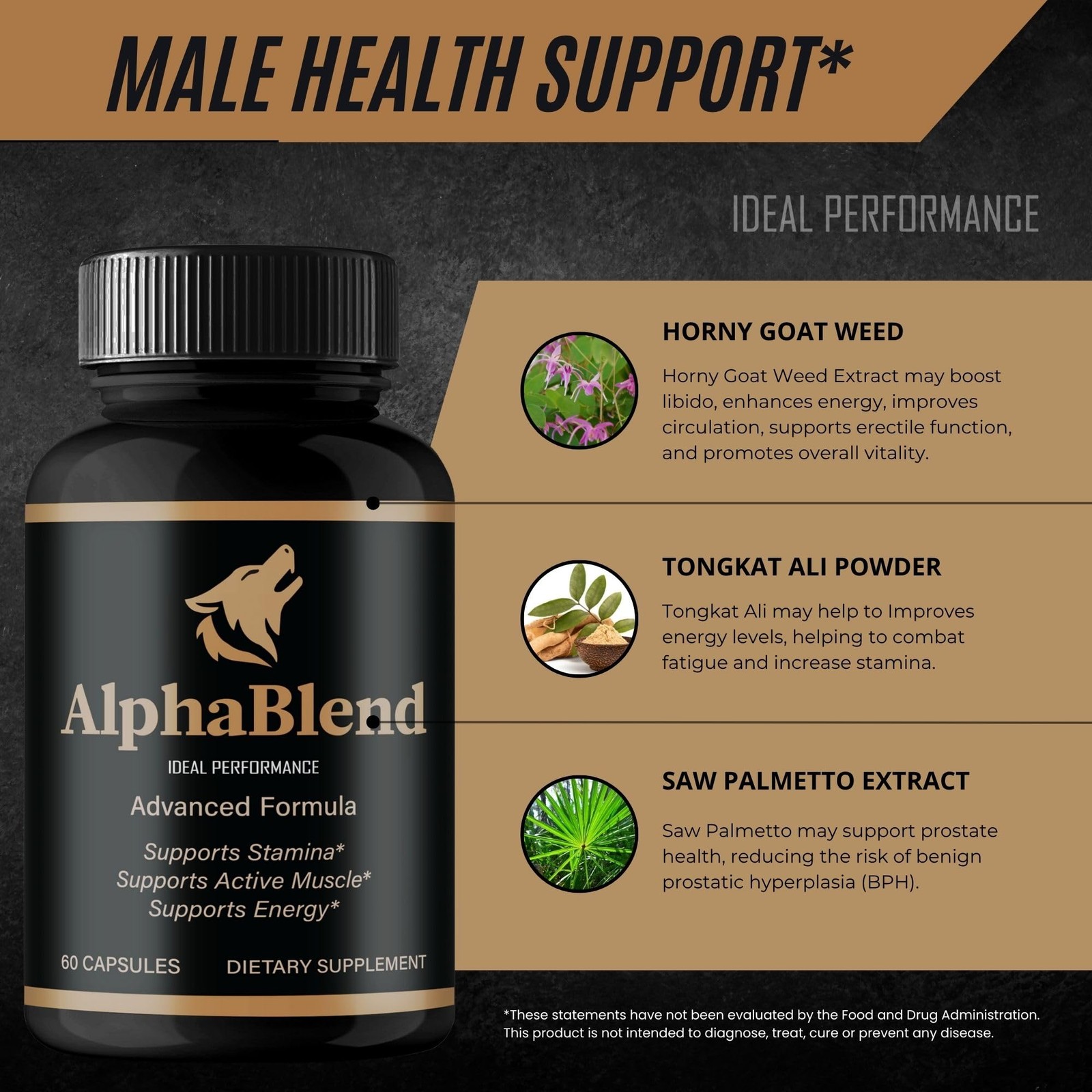 Alpha Blend General Wellness Supplement – 60 Capsules