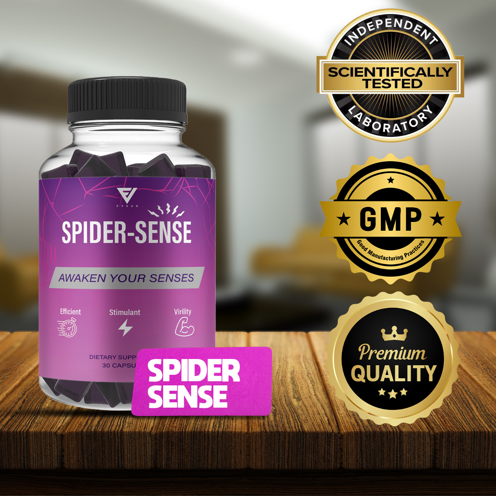 Spider Sense Gummies SpiderSense Advanced Supplement (1 Month Supply)
