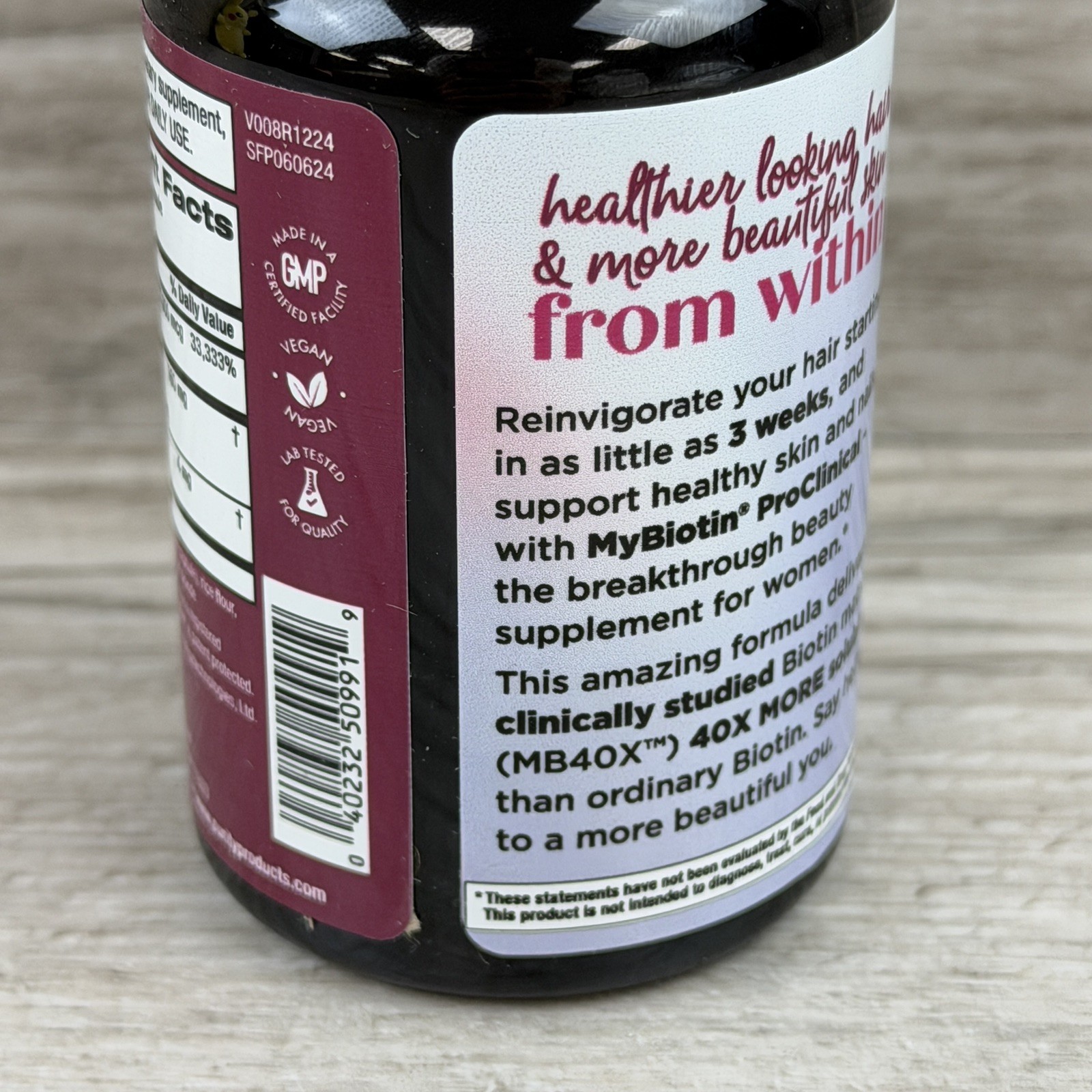 Purity Products My Biotin ProClinical MyBiotin 30 Capsule New Exp. 3/2028