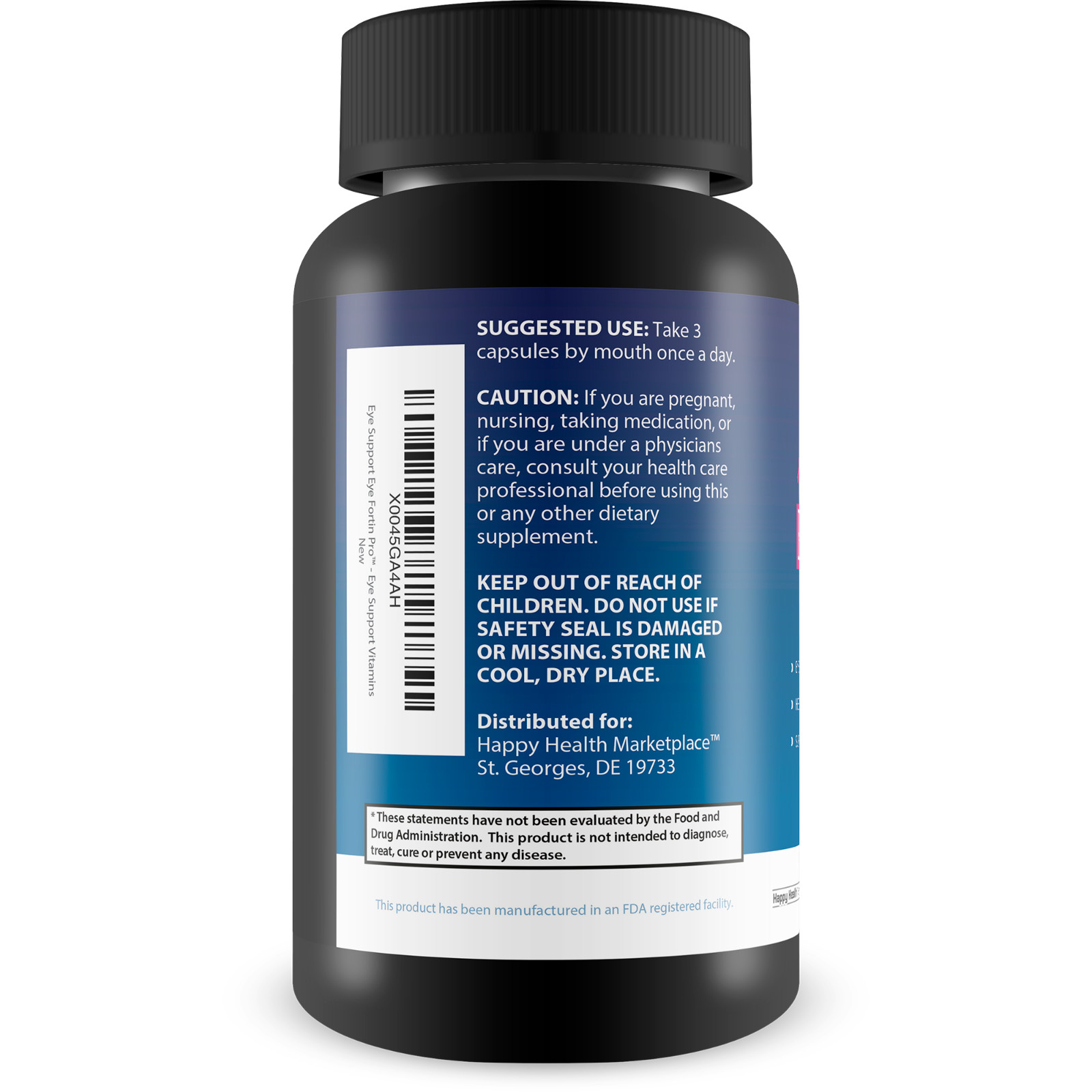 Eye Support Eye Fortin Pro – Our Best Eye Pills for Vision – Eye Care Supplement