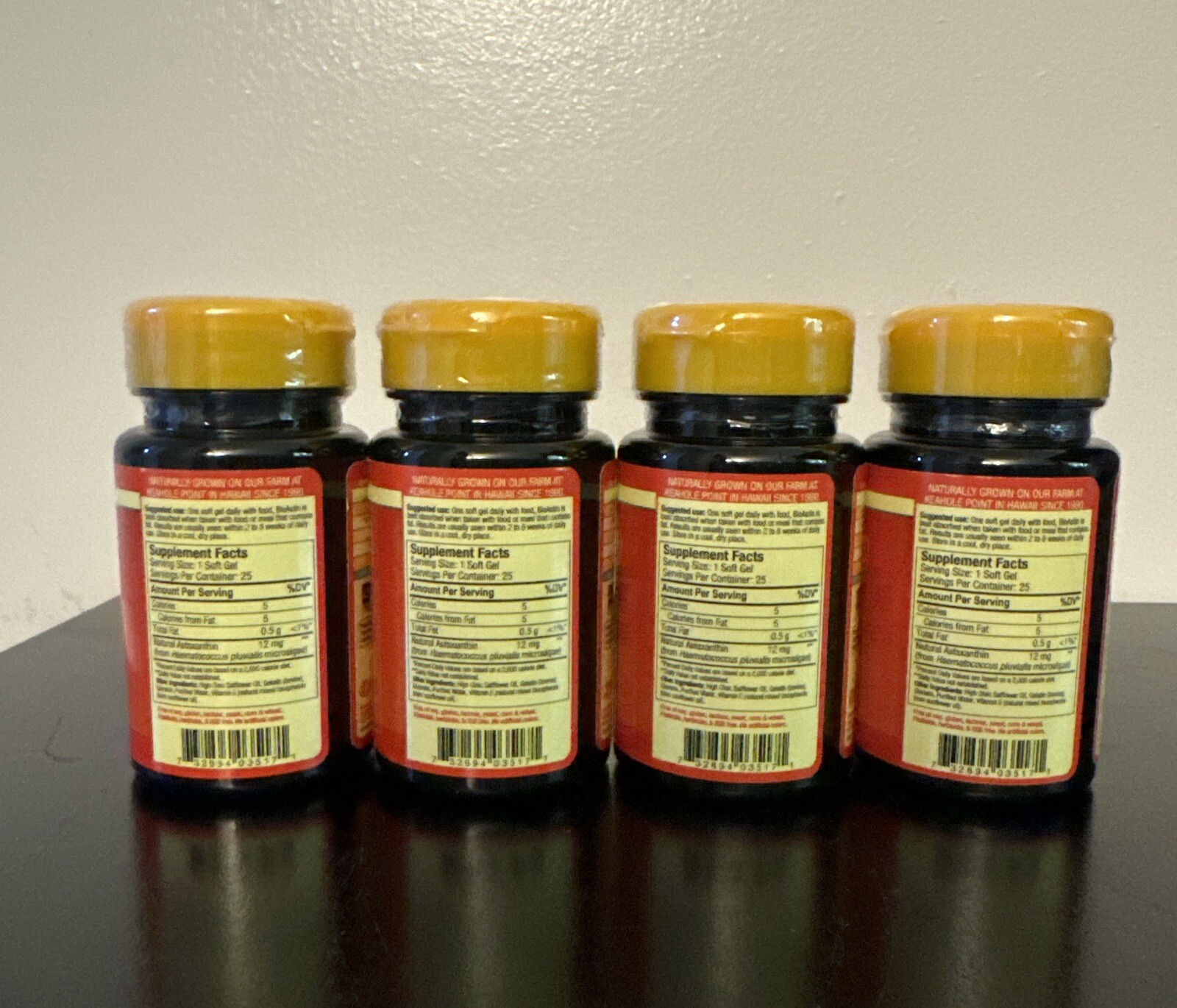 Nutrex BioAstin, Hawaiian Astaxanthin, 12 mg 100gel Capsules