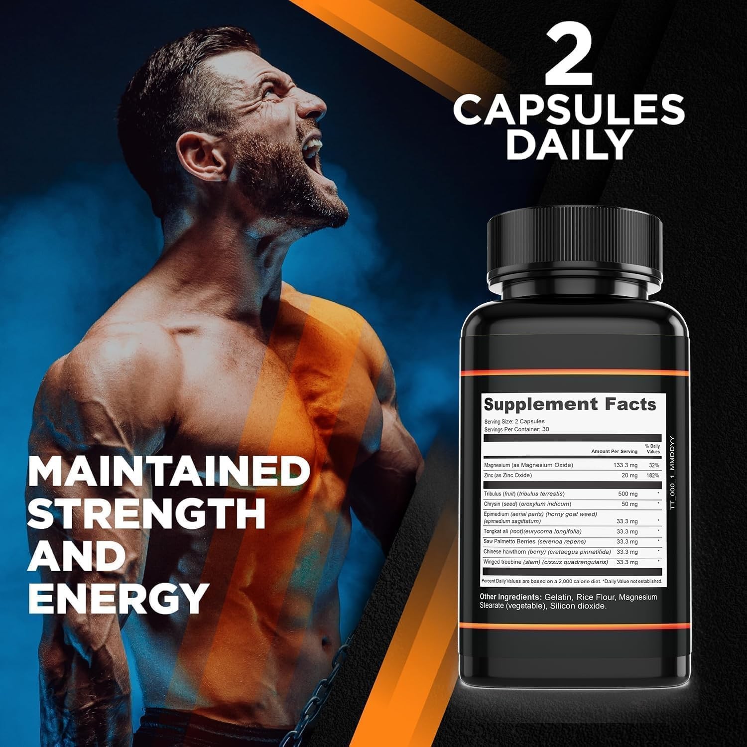 Valdivia Iron Pump 60 Capsules Men’s Health Supplement Made in USA Male Support