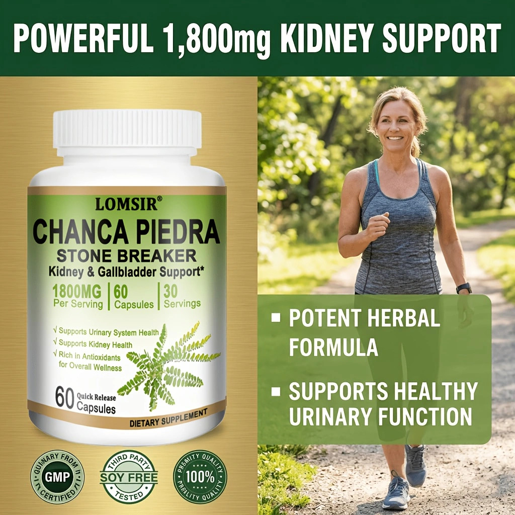 Chanca Piedra Capsules – Supports Liver and Kidney Health – 60 Capsules