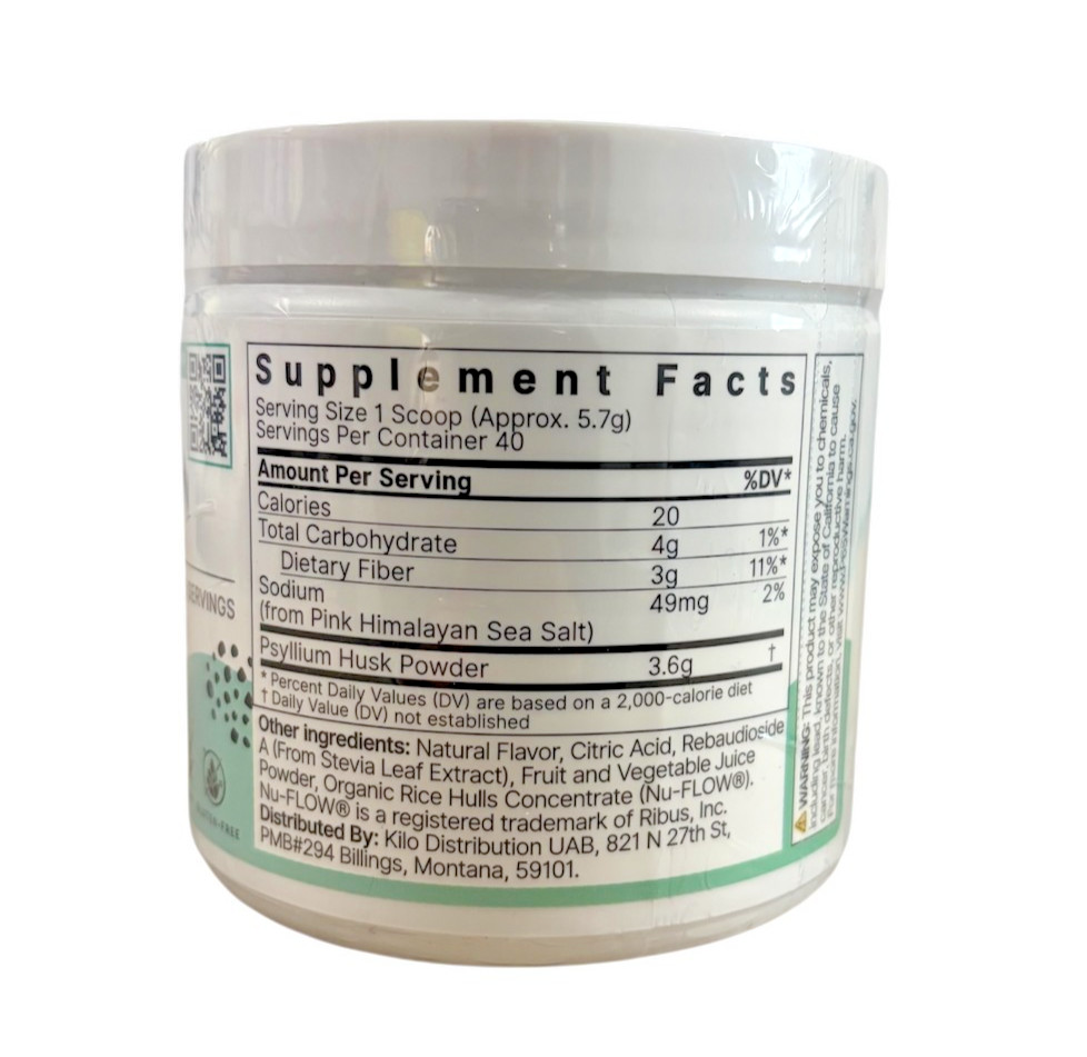 ColonBroom Digestive Health Fiber Supplement 8.04 oz Strawberry (Exp 09/2026)