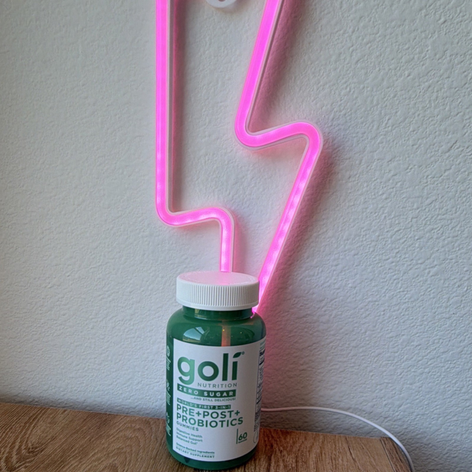 Goli Nutrition Pre+Post+Probiotics Zero Sugar Gluten-Free Gummies 60 Count